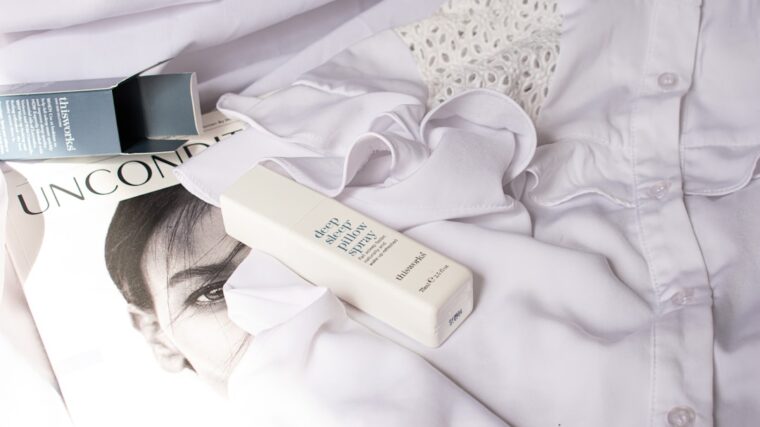 Nighttime Skin Care Routine with a tidy bedside table, soft light, and simple care products arranged for an easy evening reset.