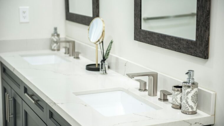Minimal cover showing gentle creams and water faucet for a sensitive-skin routine