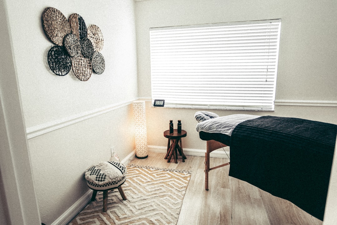Acupuncture for glowing skin cover illustration with a calm spa setting and minimalist facial points