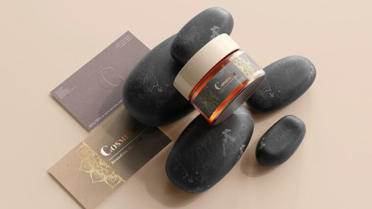 Hand applying fragrance-free cream as part of an eczema removal routine