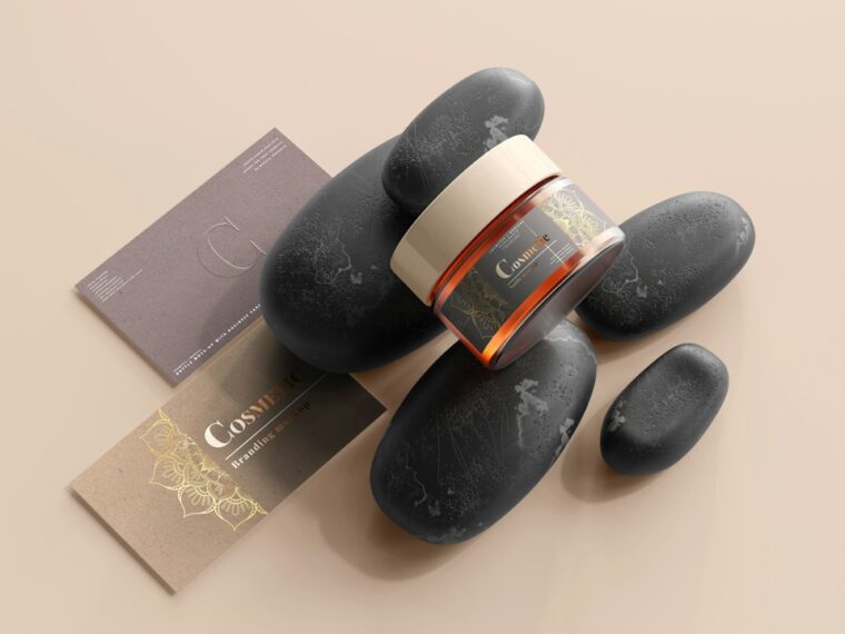 Hand applying fragrance-free cream as part of an eczema removal routine